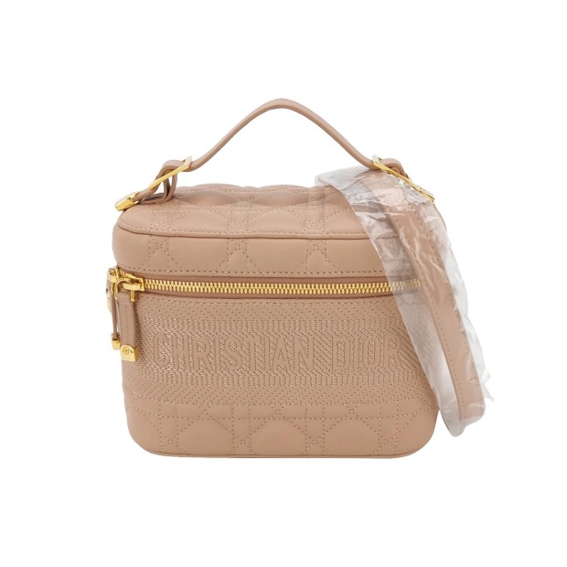 Christian Dior DiorTravel Convertible Vanity Case Cannage Quilt Lambskin Small — pre-owned, Vierlot