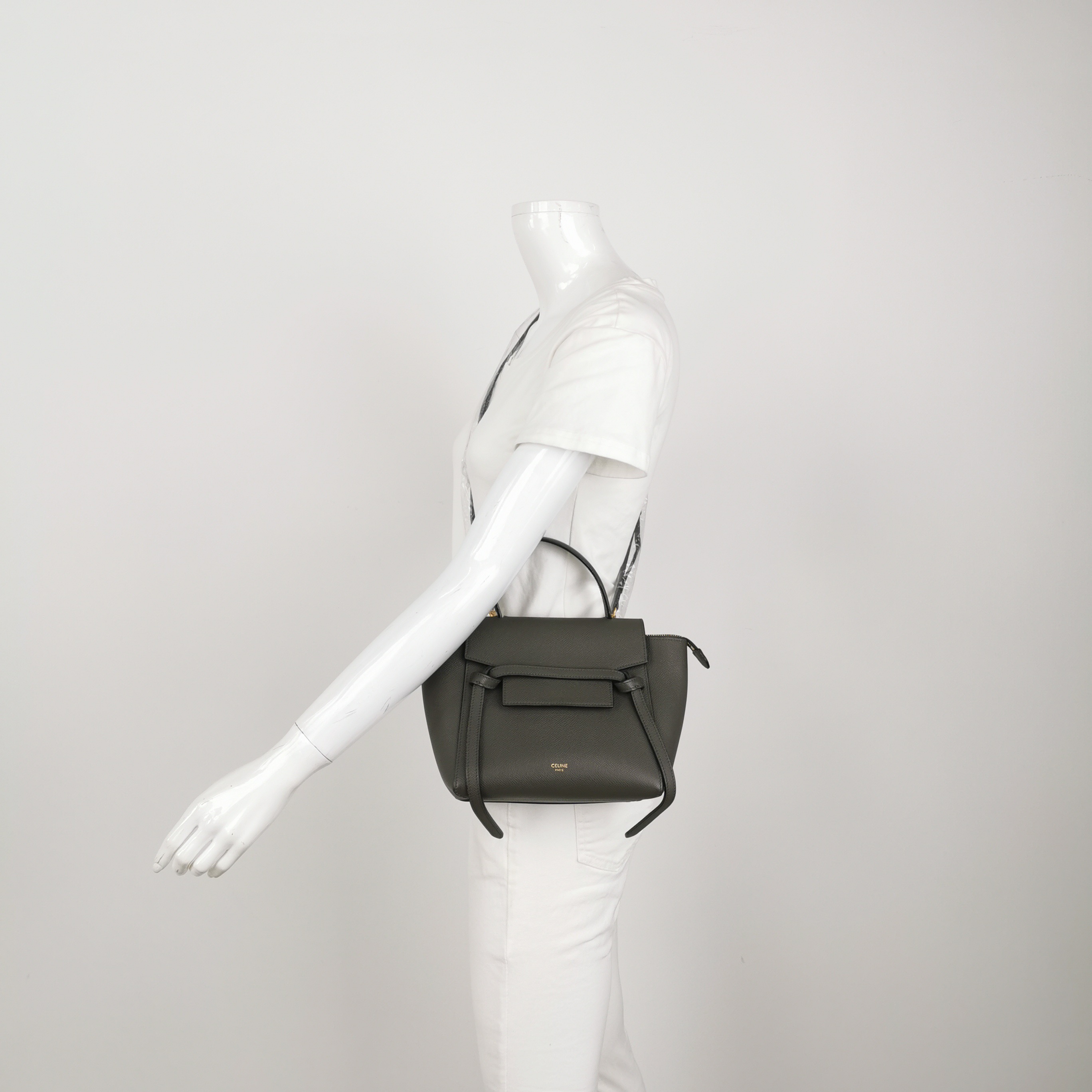 Celine Belt Bag Textured Leather Nano — alternate view