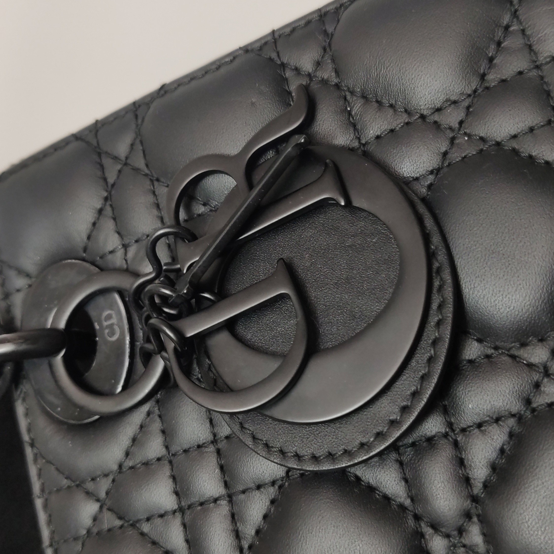 Christian Dior Ultra Matte Lady Dior Chain Bag Cannage Quilt Calfskin Small — photo 13 of 17