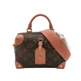 Louis Vuitton(LV) Petite Malle Souple Handbag Monogram Canvas — thumbnail 1