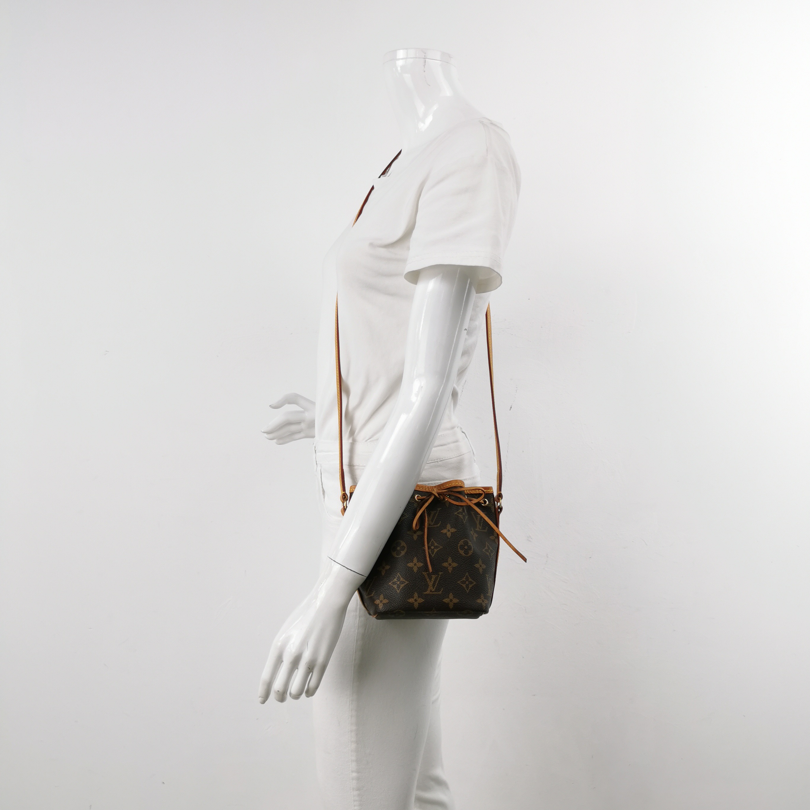 Louis Vuitton(LV) Noe Handbag Monogram Canvas Nano — alternate view