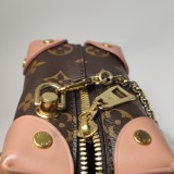 Louis Vuitton(LV) Petite Malle Souple Handbag Monogram Canvas — thumbnail 13