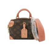 Louis Vuitton(LV) Petite Malle Souple Handbag Monogram Canvas — thumbnail 1