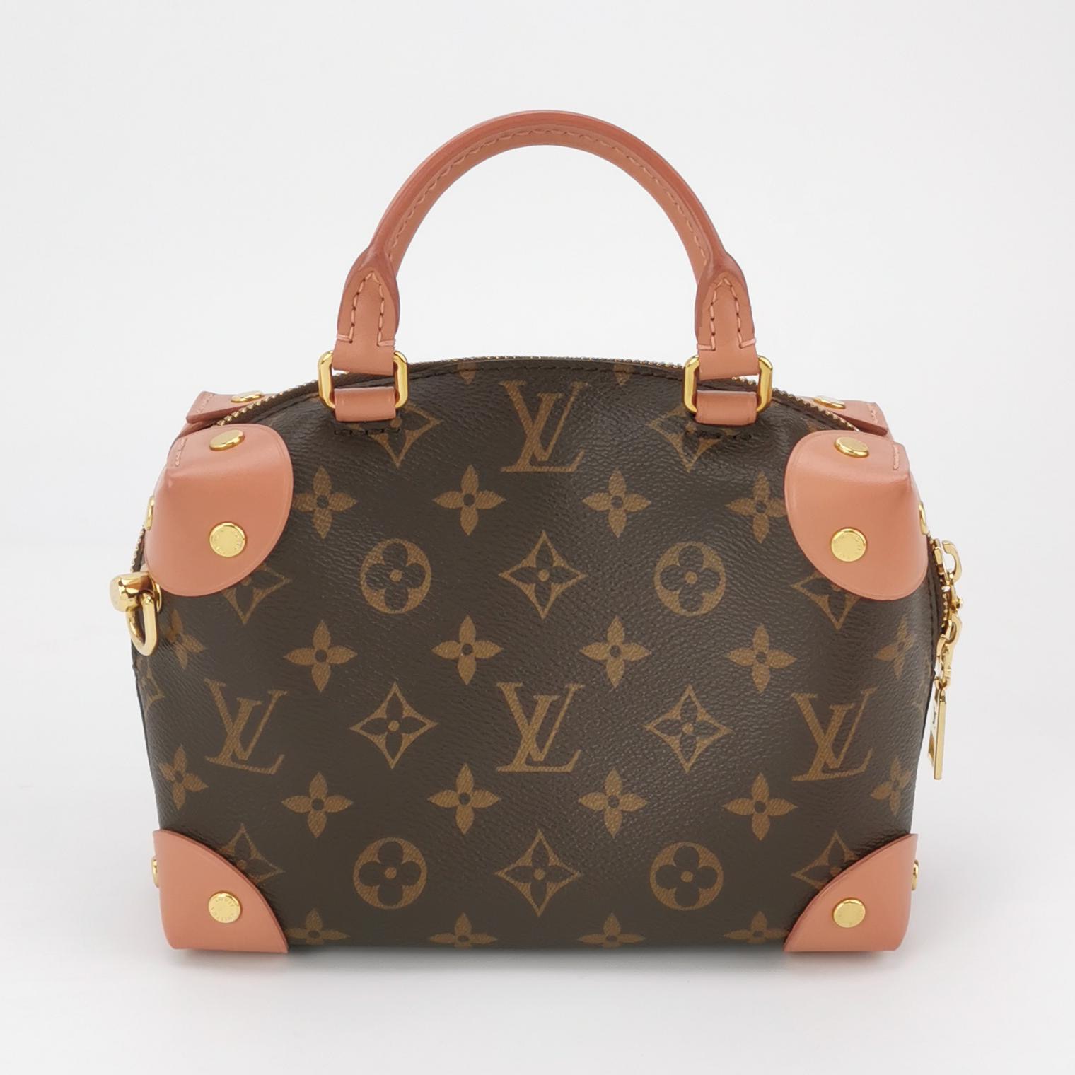 Louis Vuitton(LV) Petite Malle Souple Handbag Monogram Canvas — alternate view