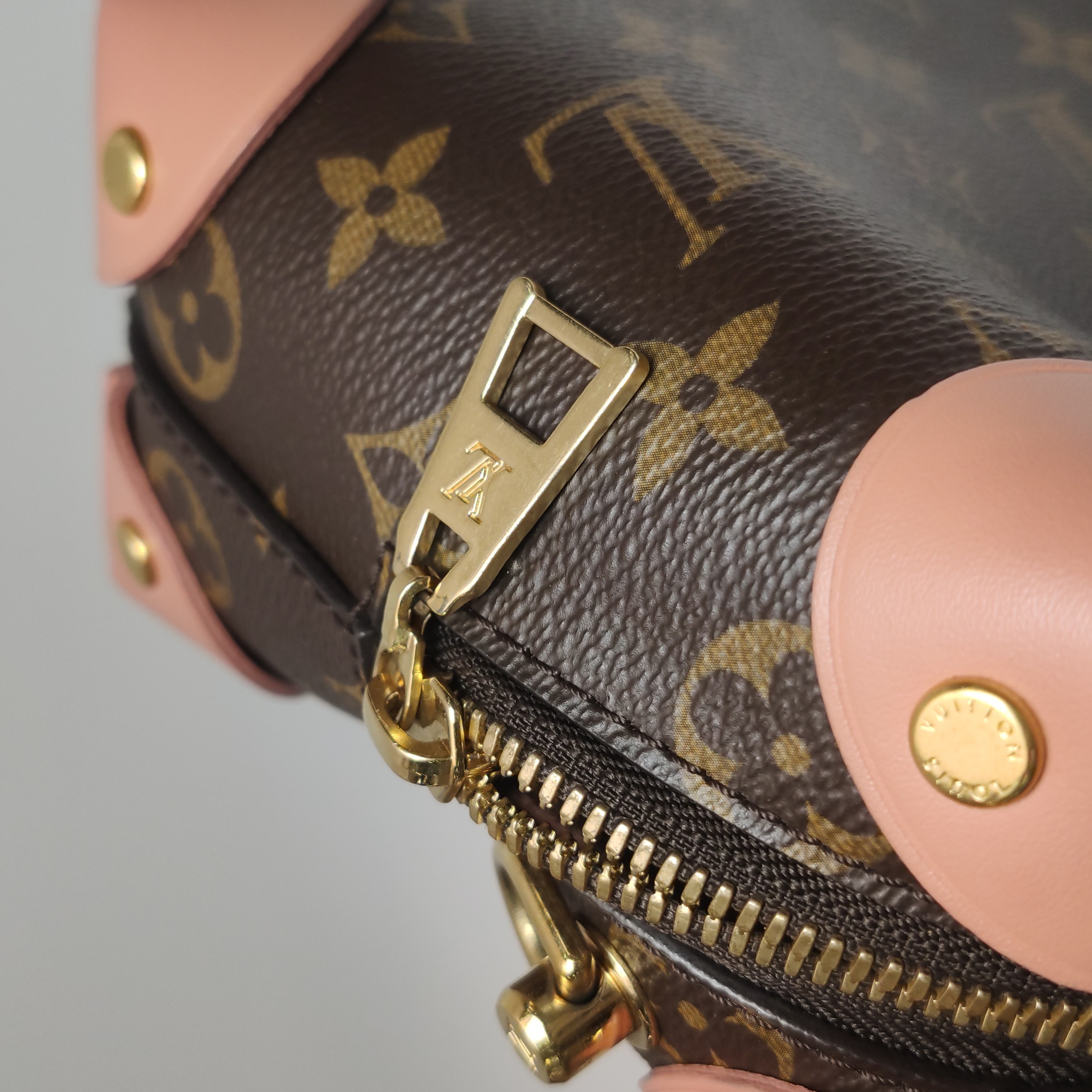 Louis Vuitton(LV) Petite Malle Souple Handbag Monogram Canvas — photo 13 of 13