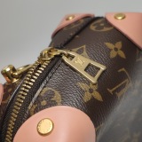 Louis Vuitton(LV) Petite Malle Souple Handbag Monogram Canvas — thumbnail 13