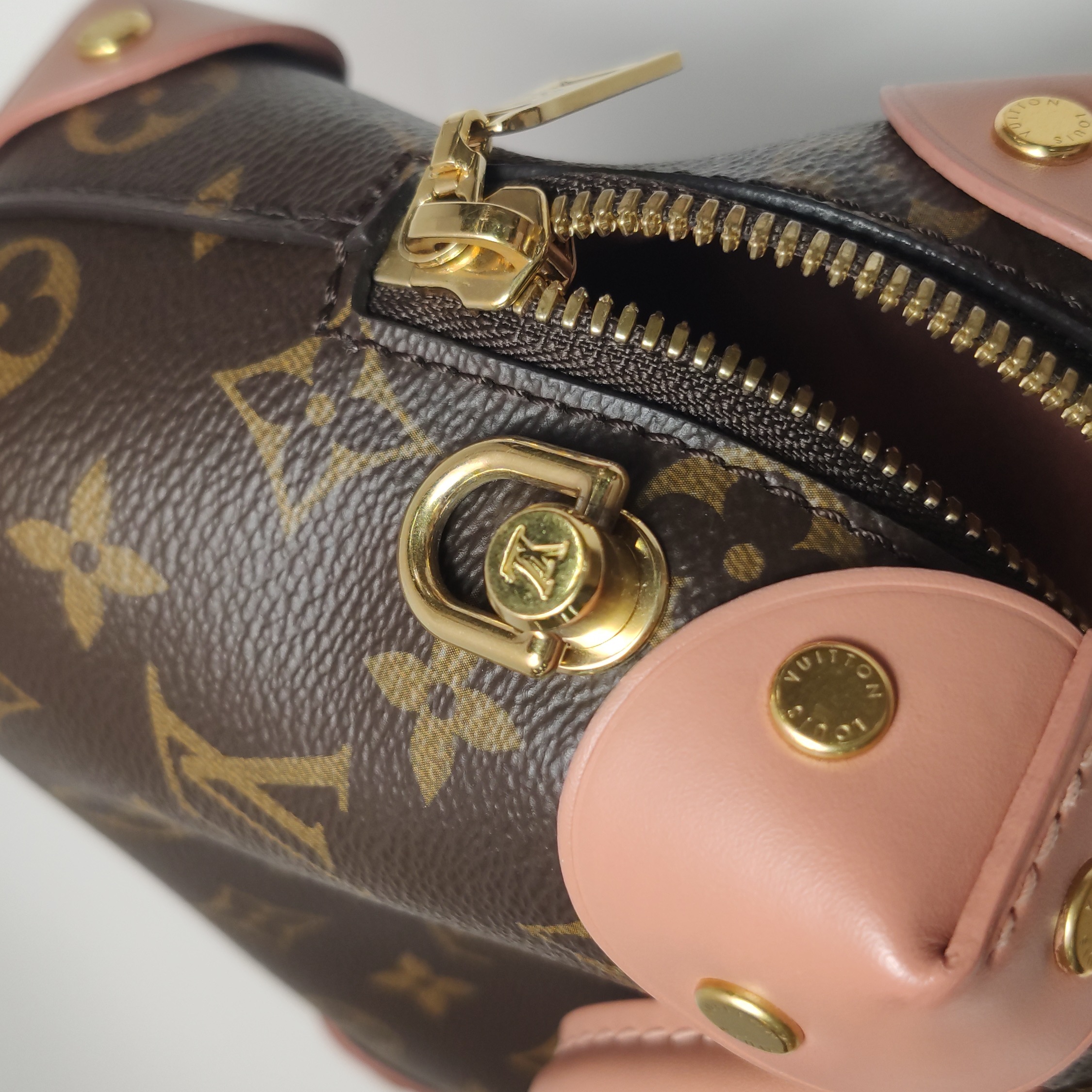 Louis Vuitton(LV) Petite Malle Souple Handbag Monogram Canvas — photo 12 of 13
