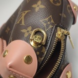 Louis Vuitton(LV) Petite Malle Souple Handbag Monogram Canvas — thumbnail 12