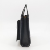 Burberry Logo Pocket Tote Canvas with Leather Mini — thumbnail 4