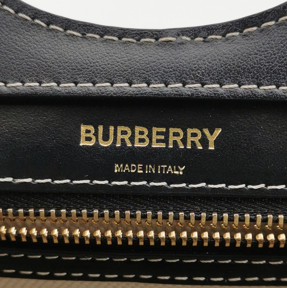 Burberry Logo Pocket Tote Canvas with Leather Mini — photo 8 of 17