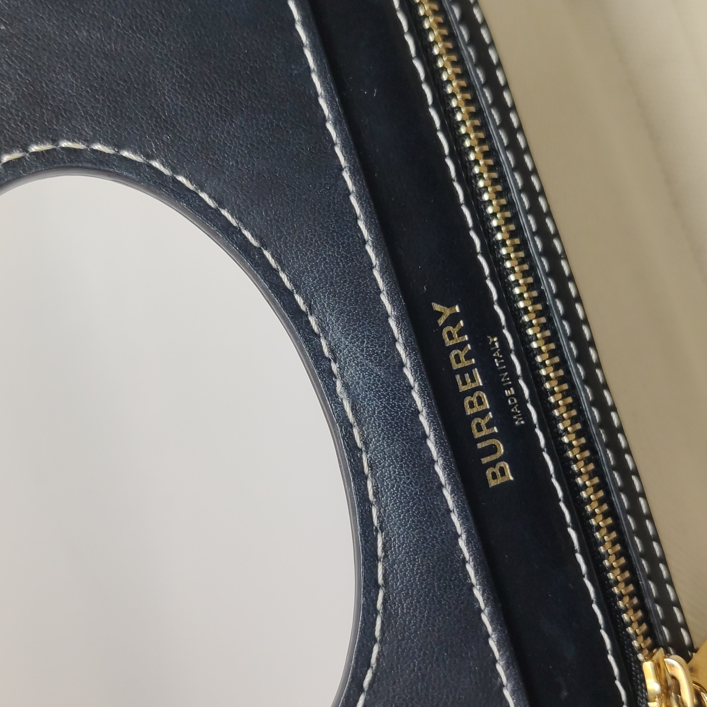 Burberry Logo Pocket Tote Canvas with Leather Mini — photo 11 of 17