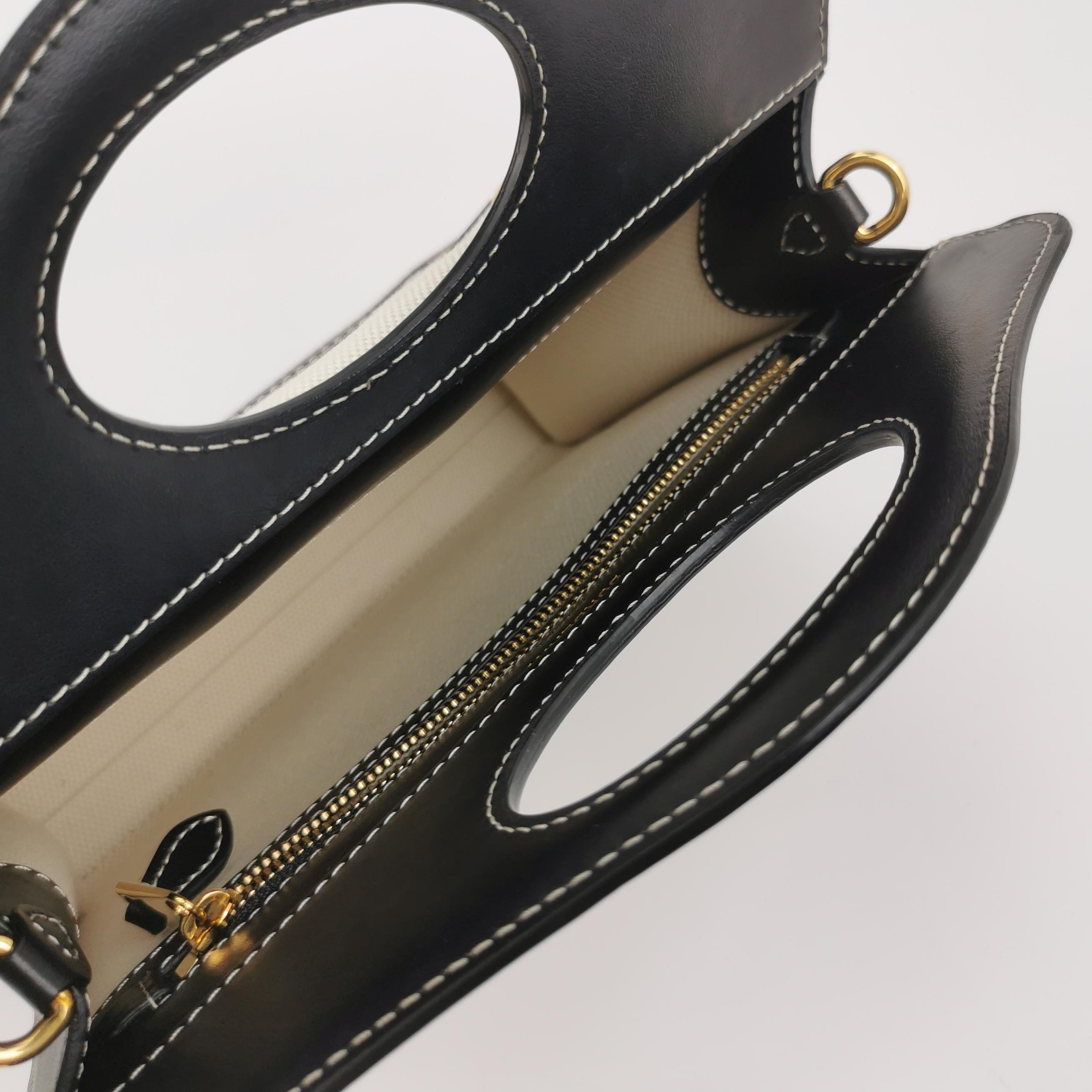 Burberry Logo Pocket Tote Canvas with Leather Mini — photo 7 of 14