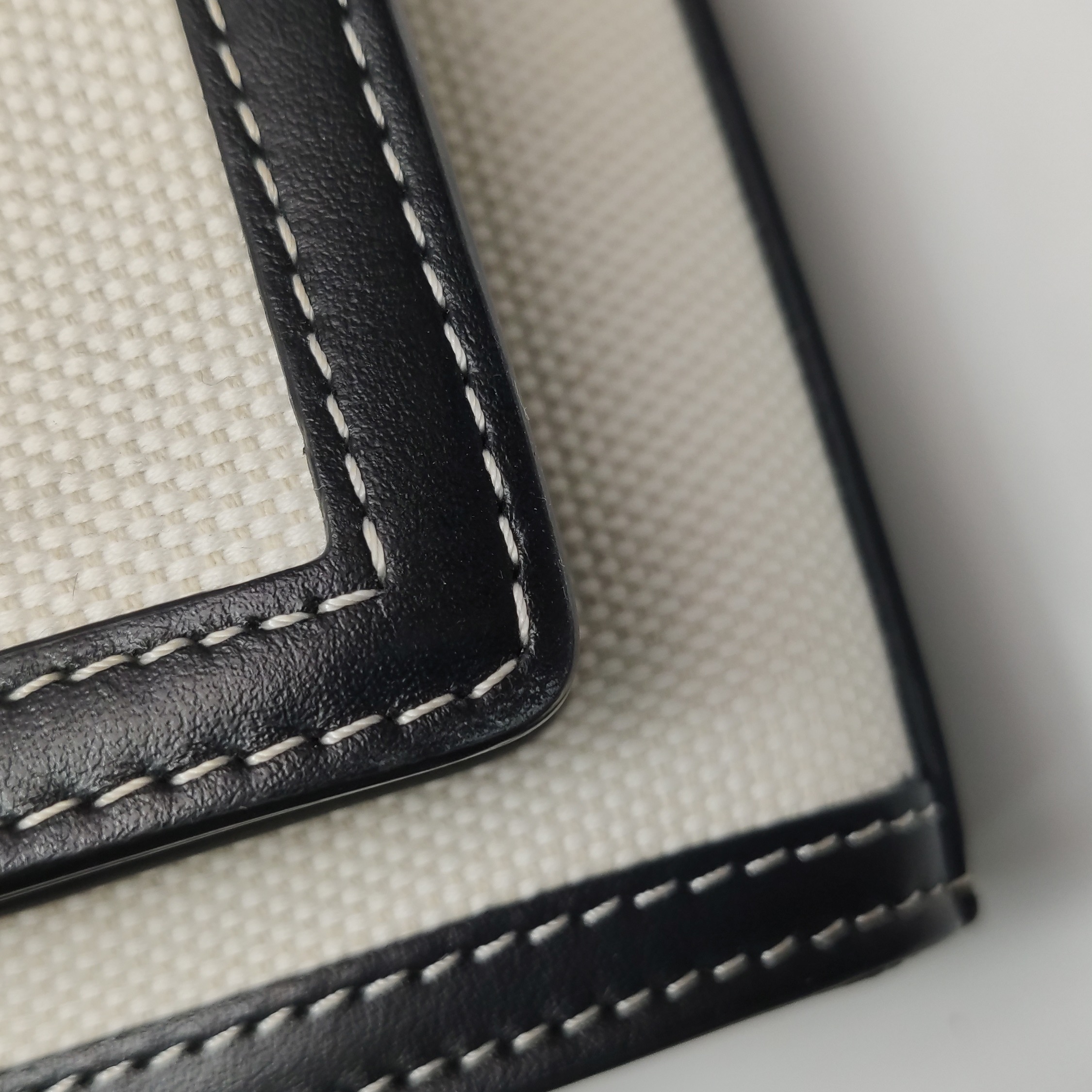 Burberry Logo Pocket Tote Canvas with Leather Mini — photo 11 of 14