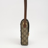 Gucci Horsebit 1955 Crossbody Bag GG Coated Canvas with Leather Mini — thumbnail 4