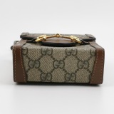 Gucci Horsebit 1955 Crossbody Bag GG Coated Canvas with Leather Mini — thumbnail 6