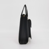Burberry Logo Pocket Tote Canvas with Leather Mini — thumbnail 5