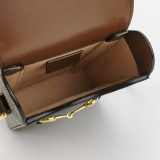 Gucci Horsebit 1955 Crossbody Bag GG Coated Canvas with Leather Mini — thumbnail 7