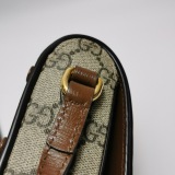 Gucci Horsebit 1955 Crossbody Bag GG Coated Canvas with Leather Mini — thumbnail 12