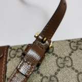 Gucci Horsebit 1955 Crossbody Bag GG Coated Canvas with Leather Mini — thumbnail 16