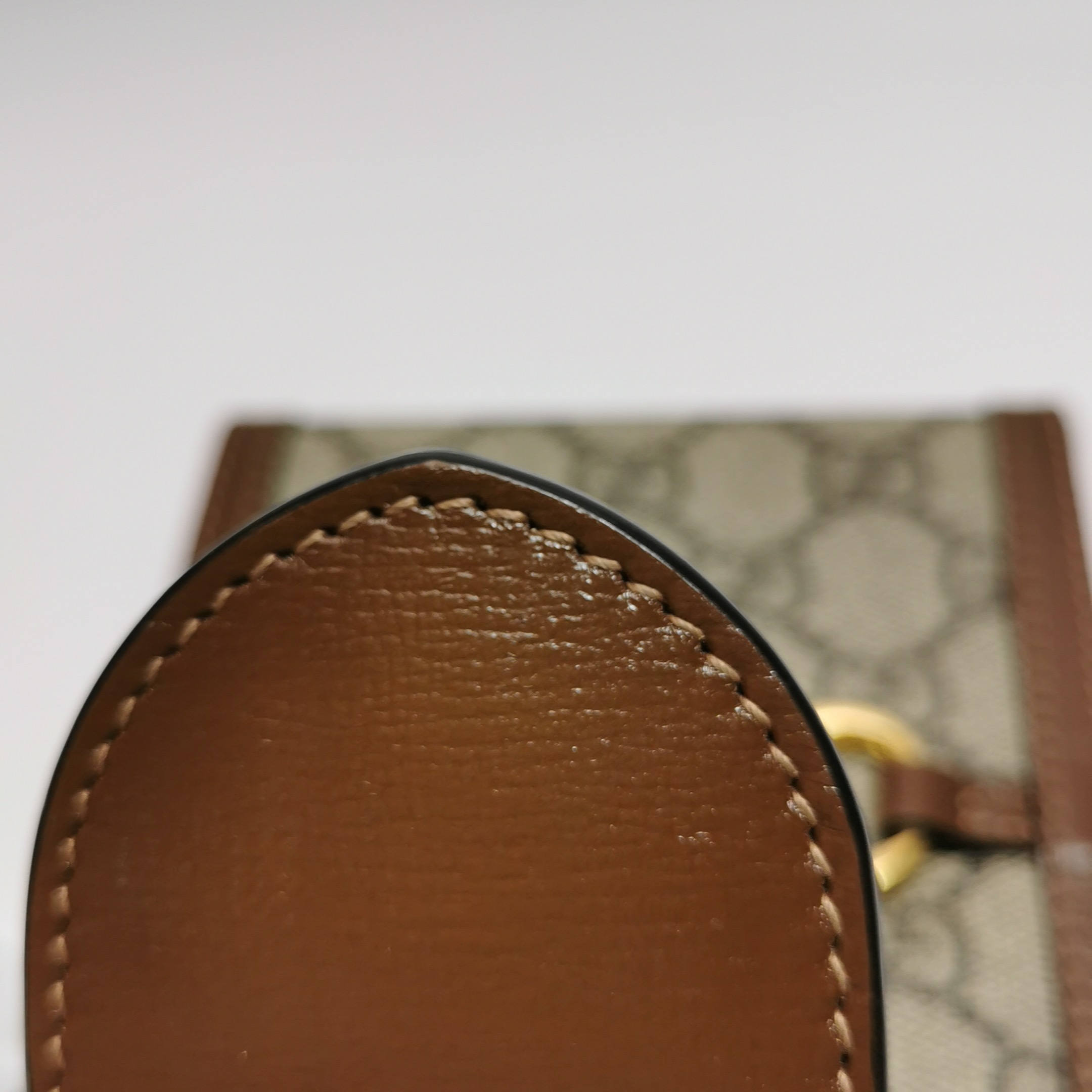 Gucci Horsebit 1955 Crossbody Bag GG Coated Canvas with Leather Mini