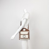 Burberry Logo Pocket Tote Canvas with Leather Mini — thumbnail 2
