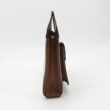 Burberry Logo Pocket Tote Canvas with Leather Mini — thumbnail 4