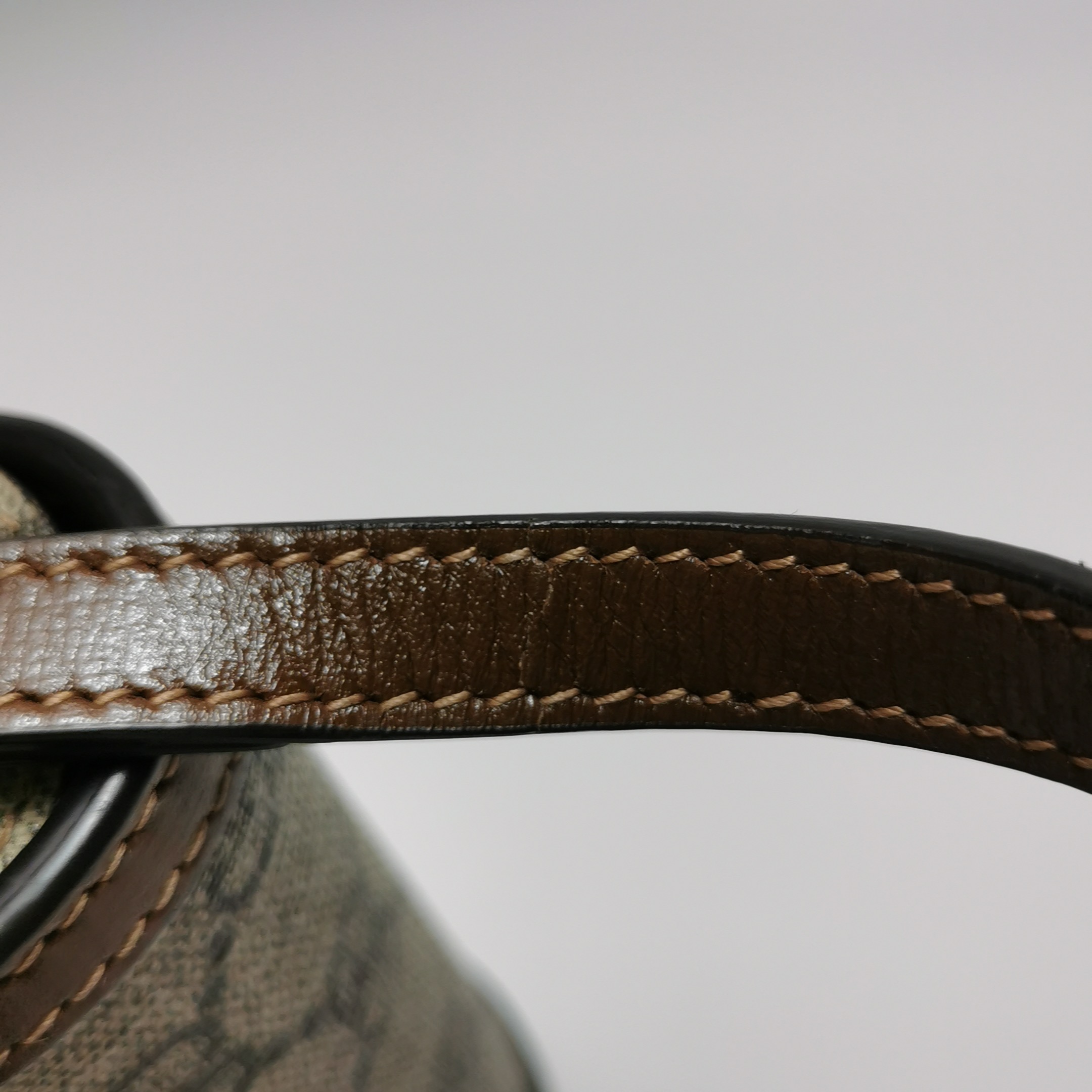Gucci Horsebit 1955 Crossbody Bag GG Coated Canvas with Leather Mini