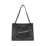 Saint Laurent Niki Shopping Tote Crocodile Embossed Leather Medium — thumbnail 1