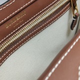 Burberry Logo Pocket Tote Canvas with Leather Mini — thumbnail 9