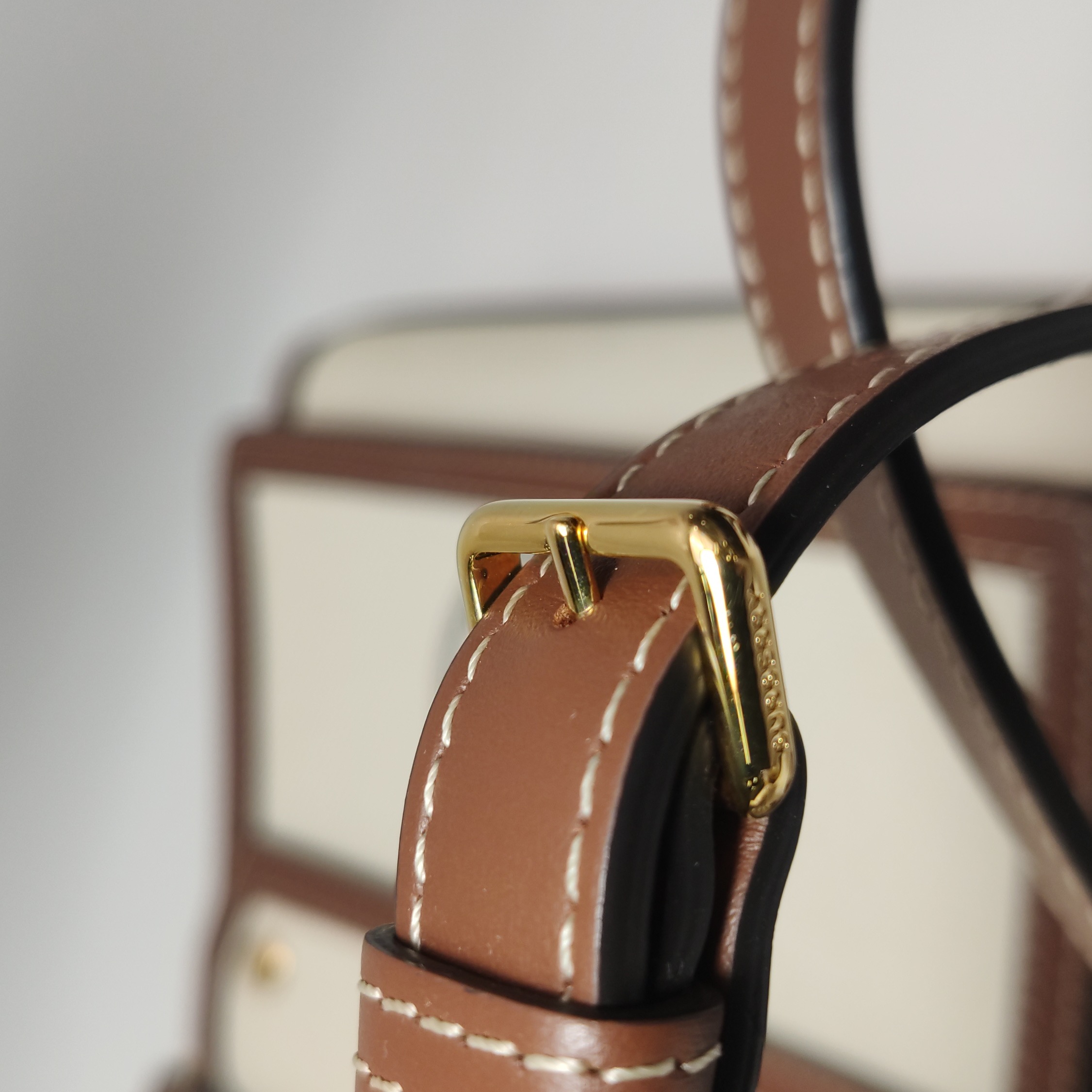 Burberry Logo Pocket Tote Canvas with Leather Mini — photo 12 of 20