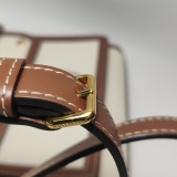 Burberry Logo Pocket Tote Canvas with Leather Mini — thumbnail 12