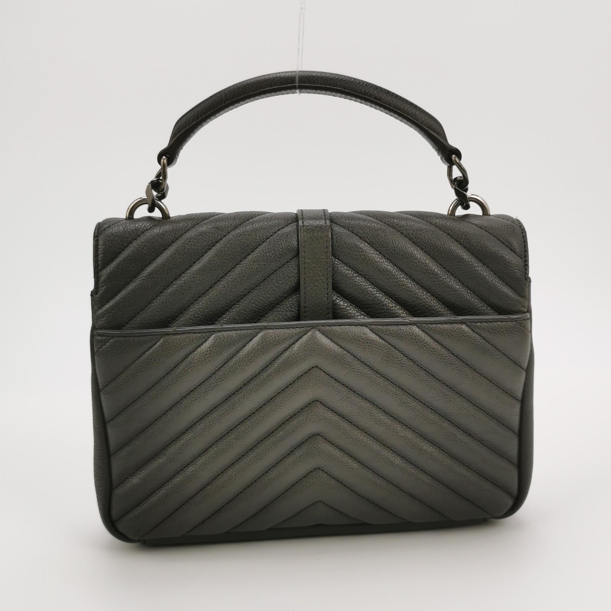 Saint Laurent()YSL Classic Monogram College Bag Matelasse Chevron Leather Medium — photo 5 of 16