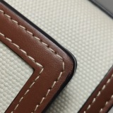 Burberry Logo Pocket Tote Canvas with Leather Mini — thumbnail 13