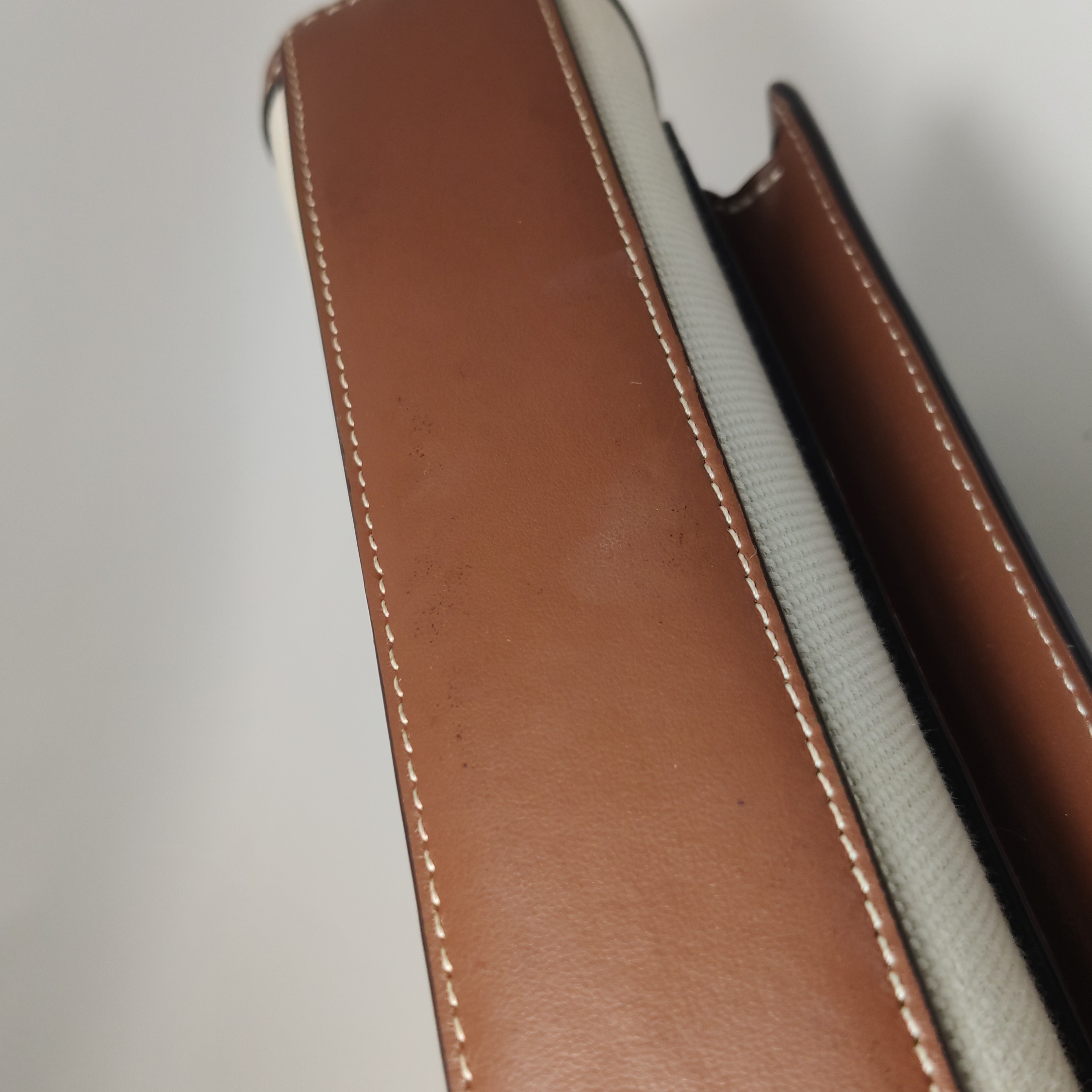 Burberry Logo Pocket Tote Canvas with Leather Mini — photo 11 of 20