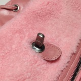 Chanel Matelasse Waxed Leather Backpack Pink Silver Hardware sheepskin — thumbnail 18
