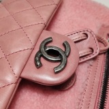 Chanel Matelasse Waxed Leather Backpack Pink Silver Hardware sheepskin — thumbnail 10