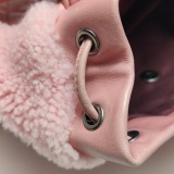 Chanel Matelasse Waxed Leather Backpack Pink Silver Hardware sheepskin — thumbnail 25