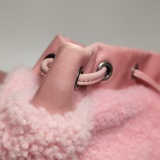 Chanel Matelasse Waxed Leather Backpack Pink Silver Hardware sheepskin — thumbnail 21