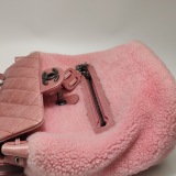 Chanel Matelasse Waxed Leather Backpack Pink Silver Hardware sheepskin — thumbnail 24