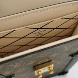 Louis Vuitton(LV) Vertical Trunk Pochette Monogram Canvas — thumbnail 9