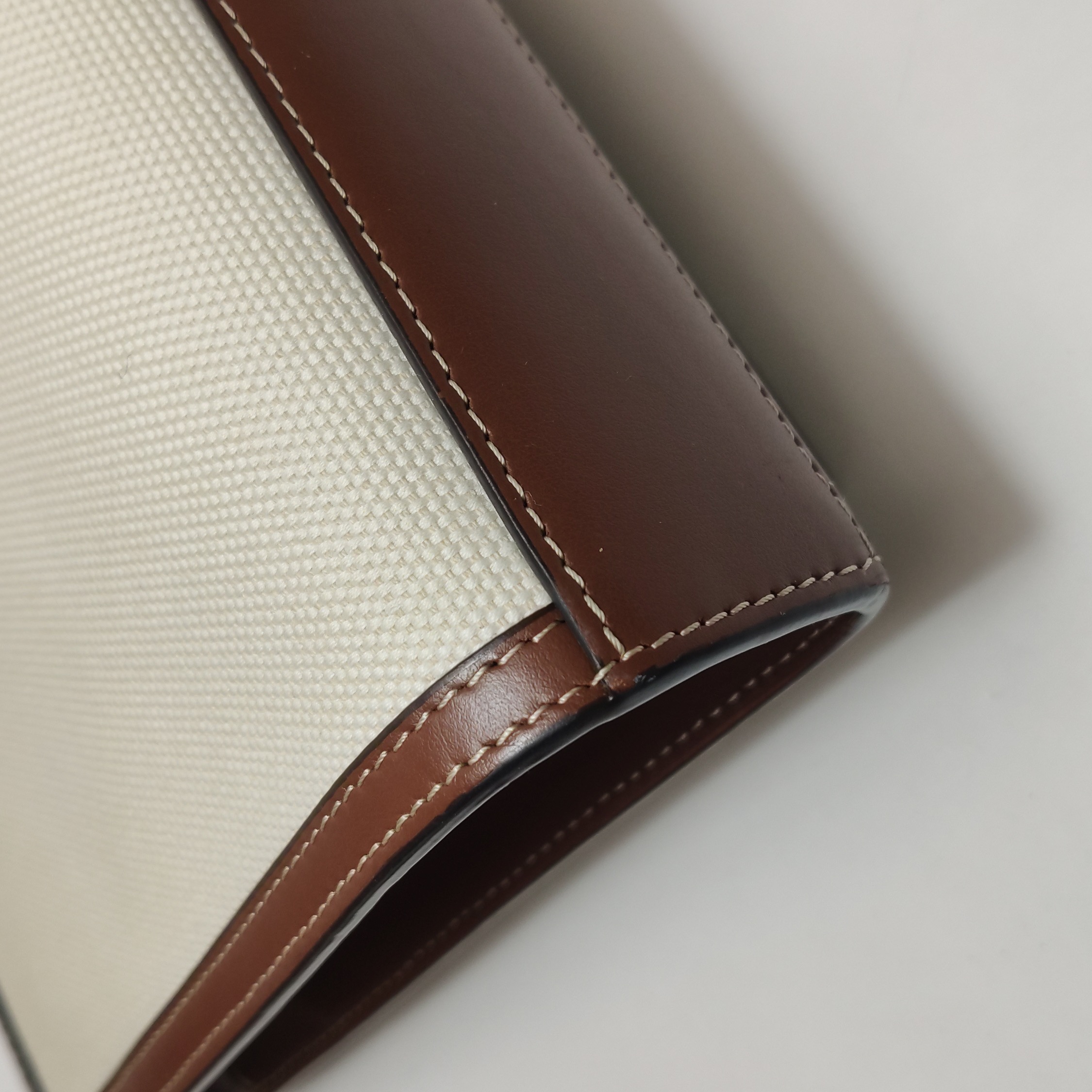 Burberry Logo Pocket Tote Canvas with Leather Mini — photo 14 of 16