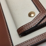 Burberry Logo Pocket Tote Canvas with Leather Mini — thumbnail 13