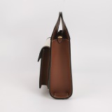 Burberry Logo Pocket Tote Canvas with Leather Mini — thumbnail 5