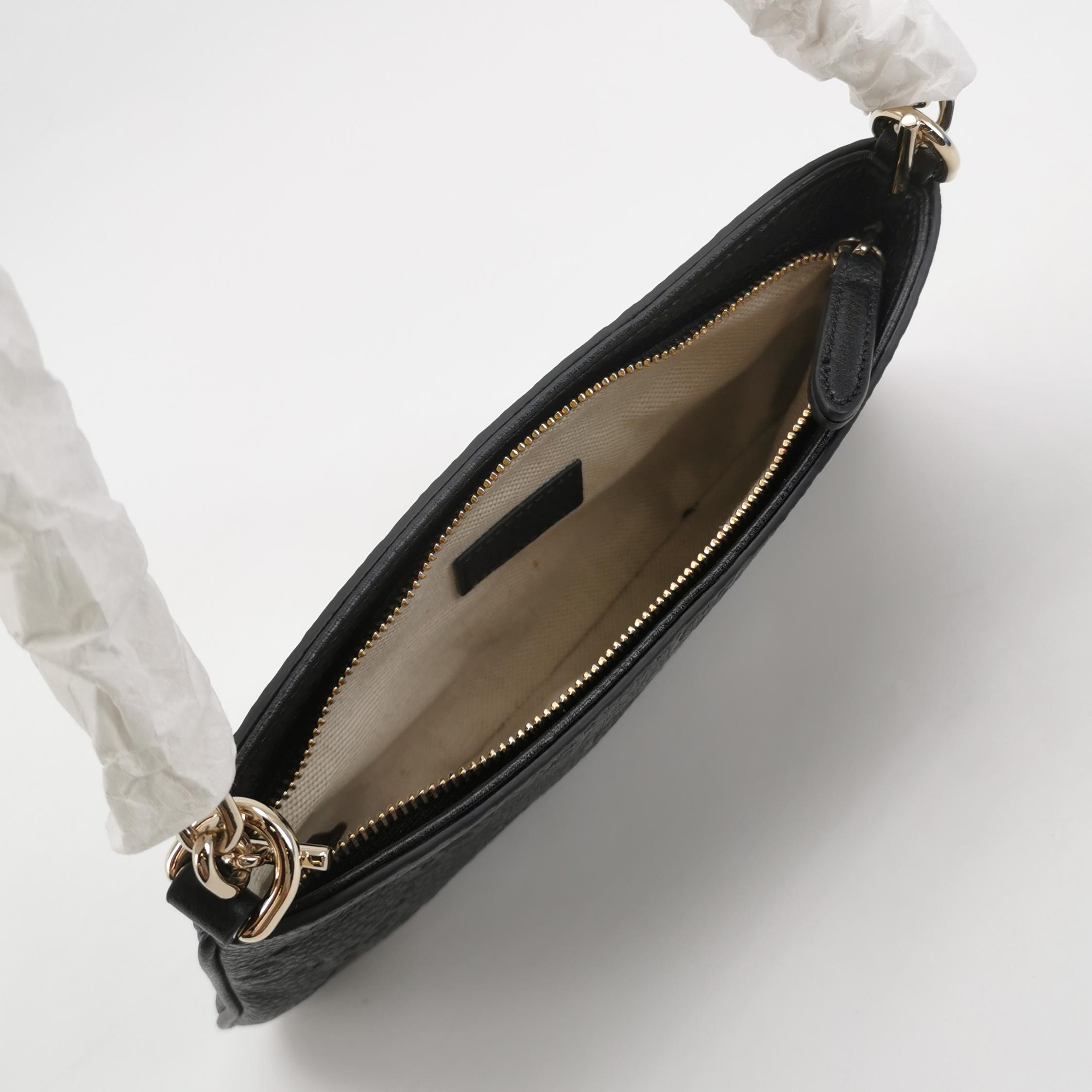 Gucci GG Monogram Series Adjustable Shoulder Strap Handbag Micro — photo 7 of 14