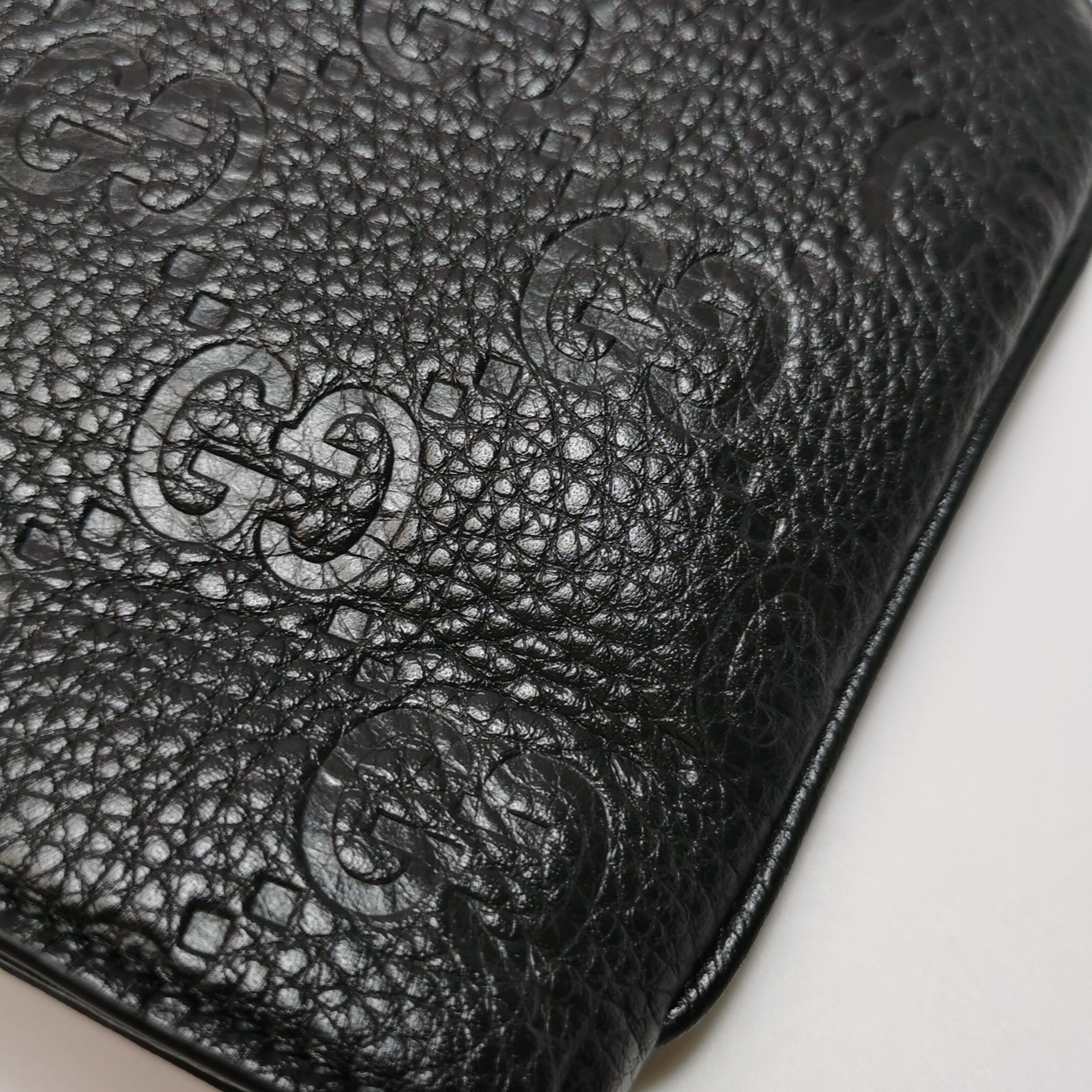 Gucci GG Monogram Series Adjustable Shoulder Strap Handbag Micro — photo 13 of 14