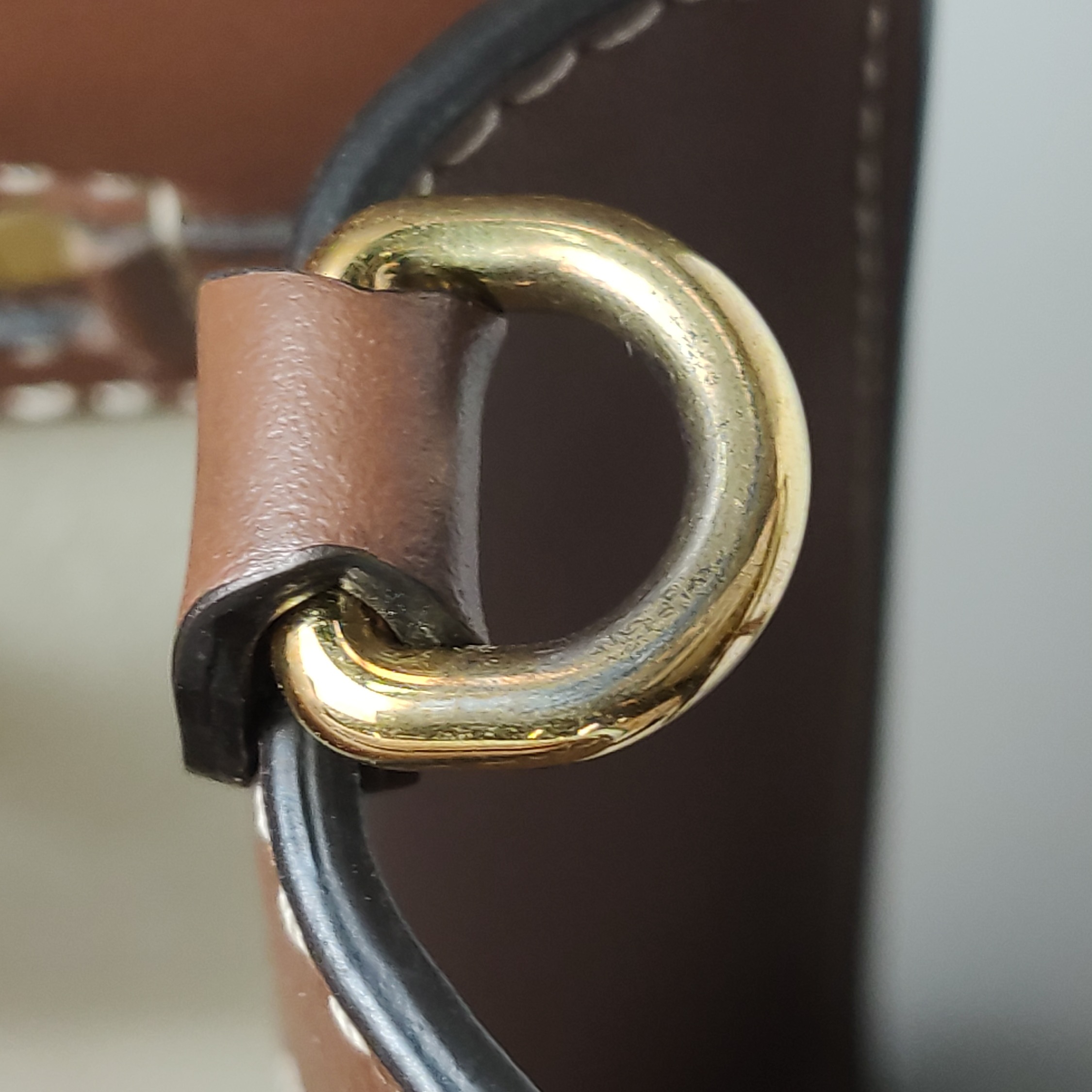 Burberry Logo Pocket Tote Canvas with Leather Mini — photo 10 of 13