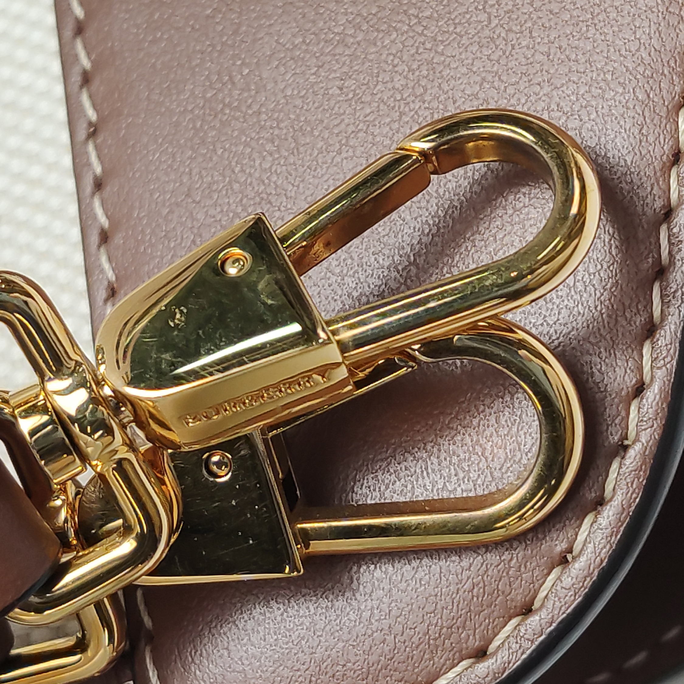 Burberry Logo Pocket Tote Canvas with Leather Mini — photo 13 of 13