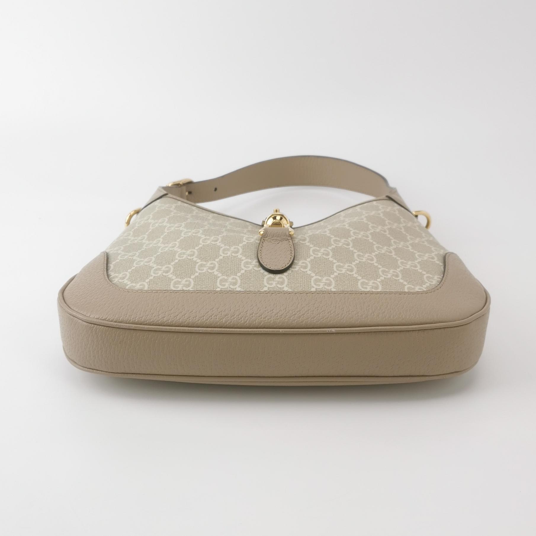 Gucci Web Strap Jackie 1961 Hobo GG Coated Canvas with Leather Small — photo 6 of 13