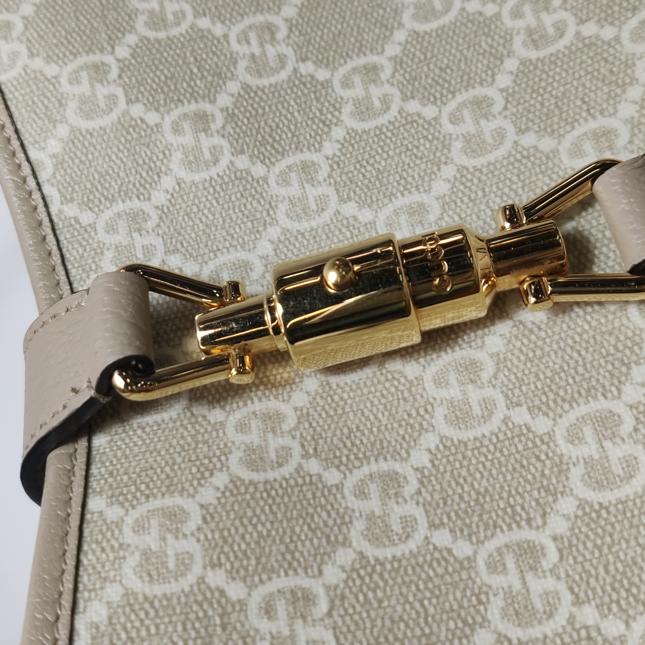 Gucci Web Strap Jackie 1961 Hobo GG Coated Canvas with Leather Small — photo 12 of 13
