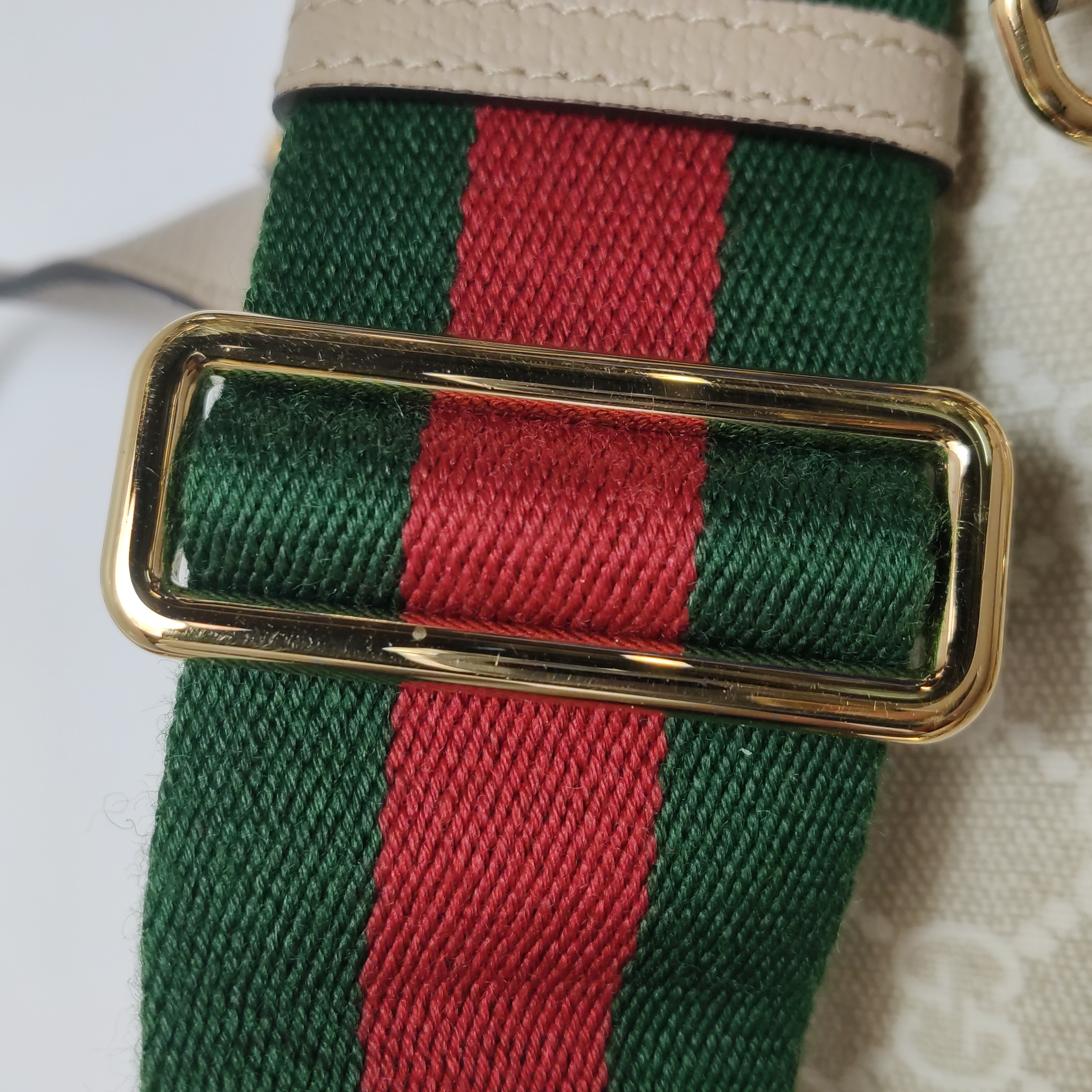 Gucci Web Strap Jackie 1961 Hobo GG Coated Canvas with Leather Small — photo 11 of 13